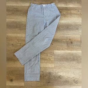 john galt blue and white striped tilden pants